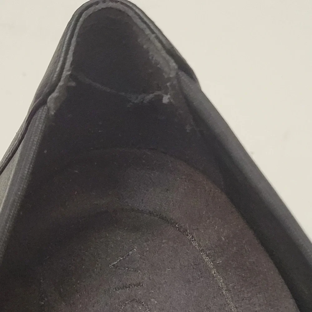 Vionic Minna Ballet Flats Women's Size 9.5‎ Flexible Black Leather Slip On Shoes